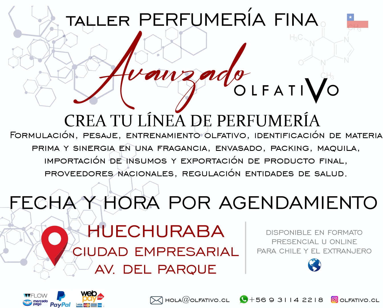Taller Perfumería Fina - NIVEL AVANZADO
